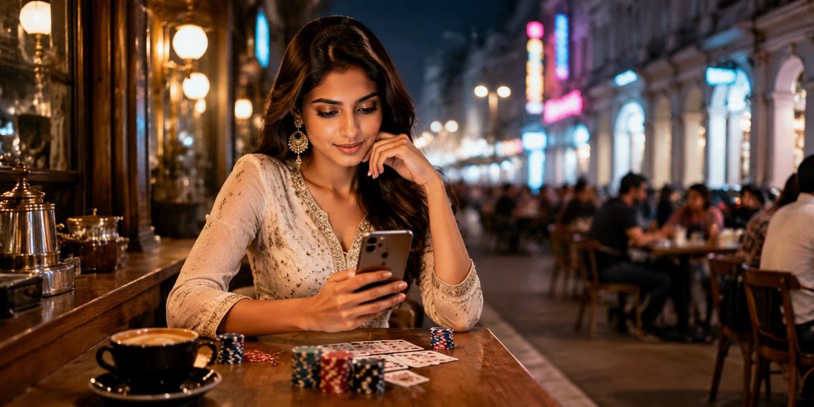 Mobile gameplay showing Indian rummy cards in hand